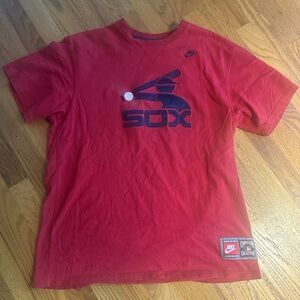 Nike Red Cooperstown Collection Tee